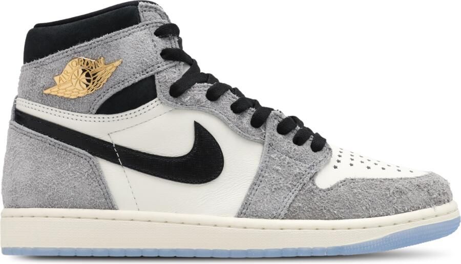 Jordan AJ1 Retro High Sneakers Heren Grijs Leer - Foto 5