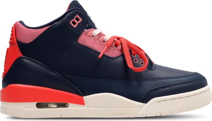 Jordan AJ3 Sneakers Dames Blauw Leer Synthetisch - Foto 2