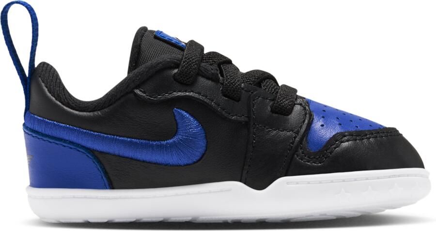 Jordan Crib Bootie Babyschoenen Zwart Leer
