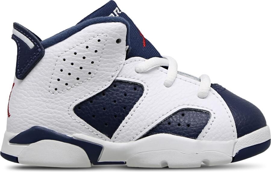 Jordan 6 Retro 'White and Midnight Navy' schoenen voor baby's peuters Wit - Foto 2