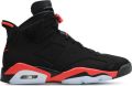 Nike Hoge Sneakers 6 Retro Infrared Salesman - Zwart
