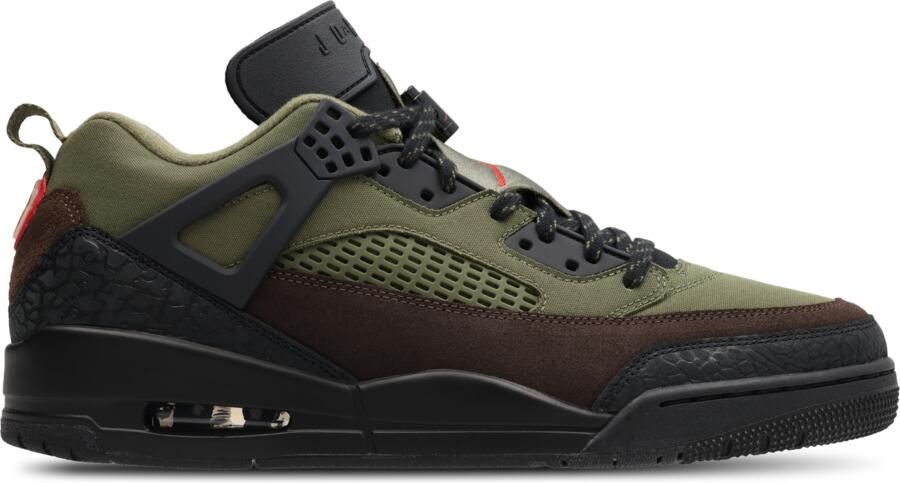 Jordan Spizike Kindersneakers Olijf Leer