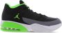 Jordan Max Aura 3 Black Green Strike Cool Grey White Schoenmaat 48 1 2 Sneakers CZ4167 003 - Thumbnail 2