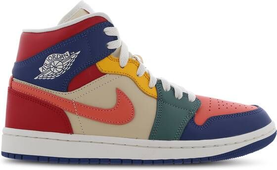 Jordan Wmns Air 1 Mid Se French Blue Magic Ember Fire Red Beach