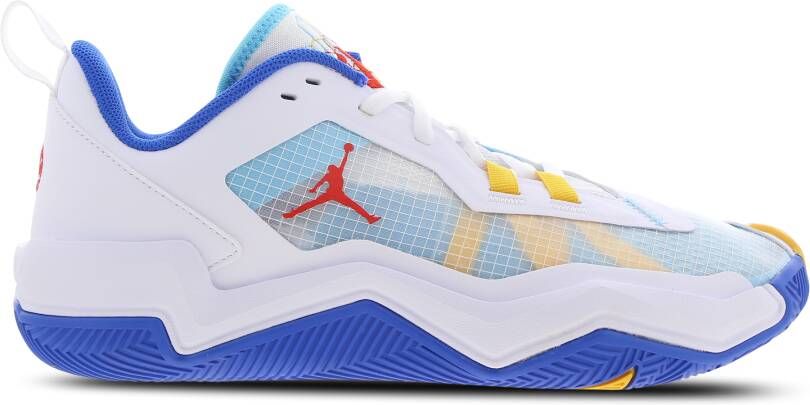 Jordan One Take 4 White Chile Red-Lagoon Pulse-Gold - Foto 3