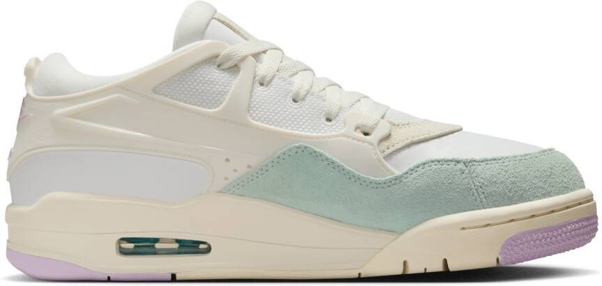 Jordan Retro 4 Dames Schoenen Beige Maat: 36.5 Leer Foot Locker