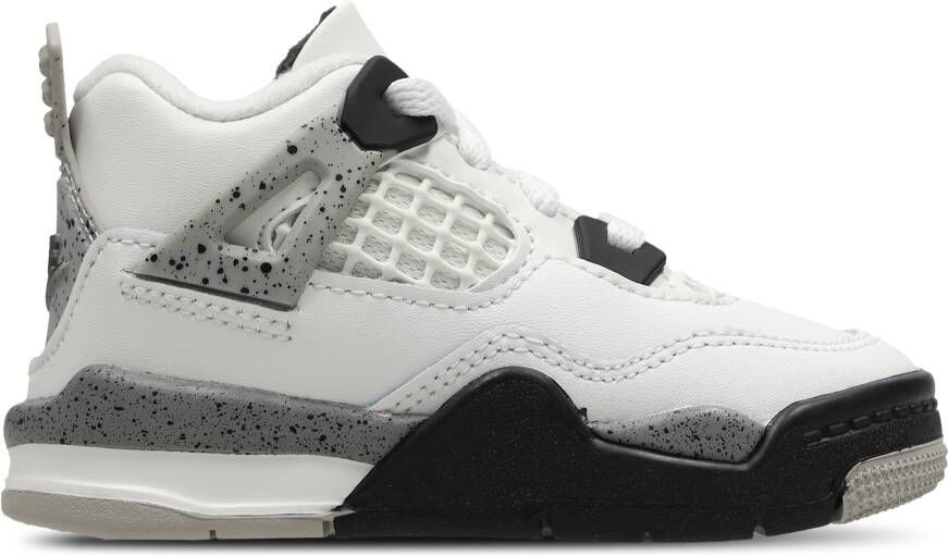 Jordan  4 Retro 'White Ce t' schoenen voor baby's peuters Wit - Foto 5