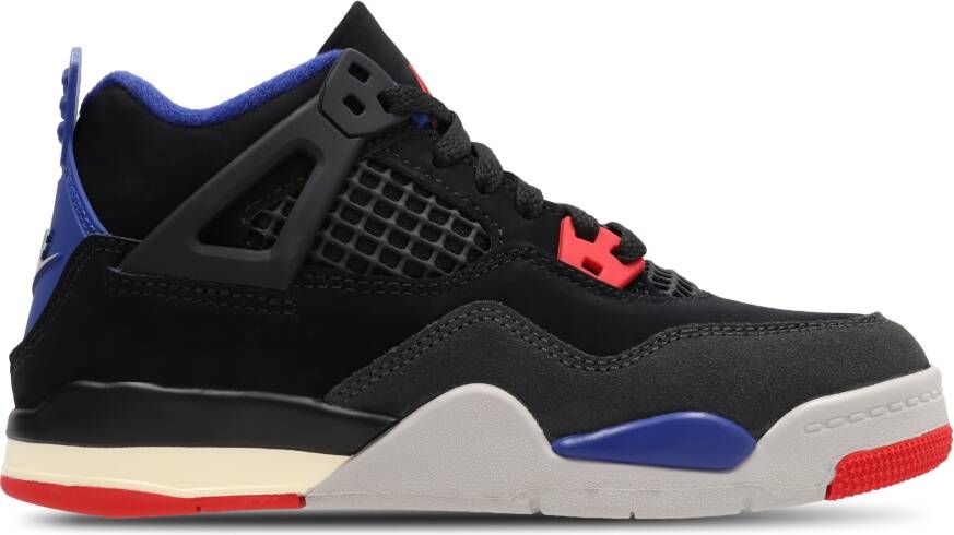 Jordan Retro 4 Unisex Schoenen Zwart Maat: 33.5 Leer Foot Locker - Foto 5