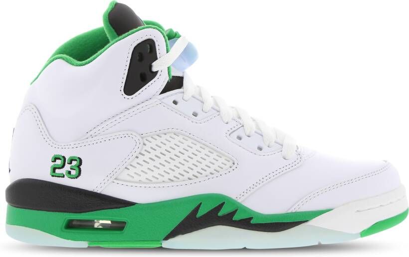 Jordan Retro 5 Sneakers Dames Wit Leer Synthetisch - Foto 2