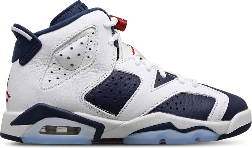 Jordan Retro 6 Unisex Schoenen Wit Maat: 36 Leer Foot Locker