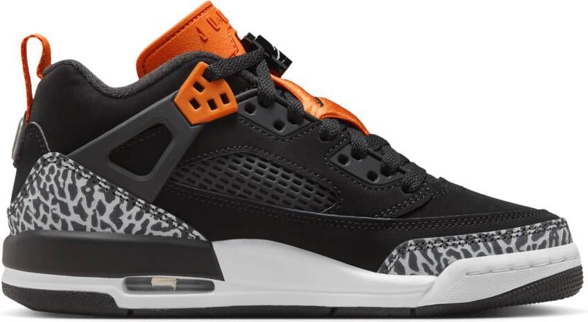 Jordan Spizike Kindersneakers Zwart Mesh Synthetisch