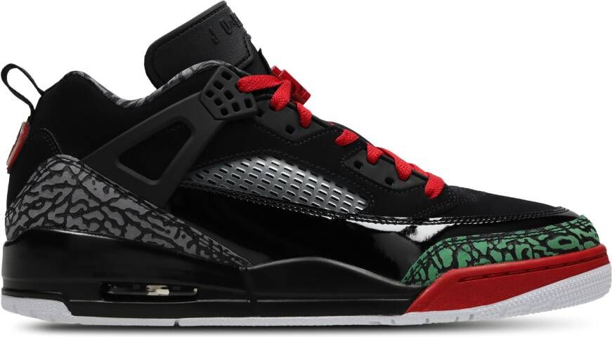 Jordan Spizike Low Heren Schoenen Zwart Maat: 40 Leer Foot Locker