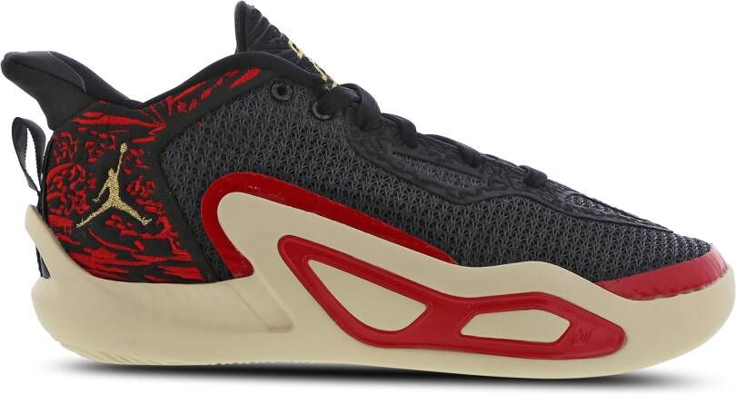 Jordan Tatum 1 Zoo Gs Black Metallic Gold-University Red-Beach