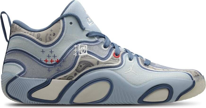 Jordan Tatum Heren Schoenen Blauw Maat: 41 Leer Foot Locker