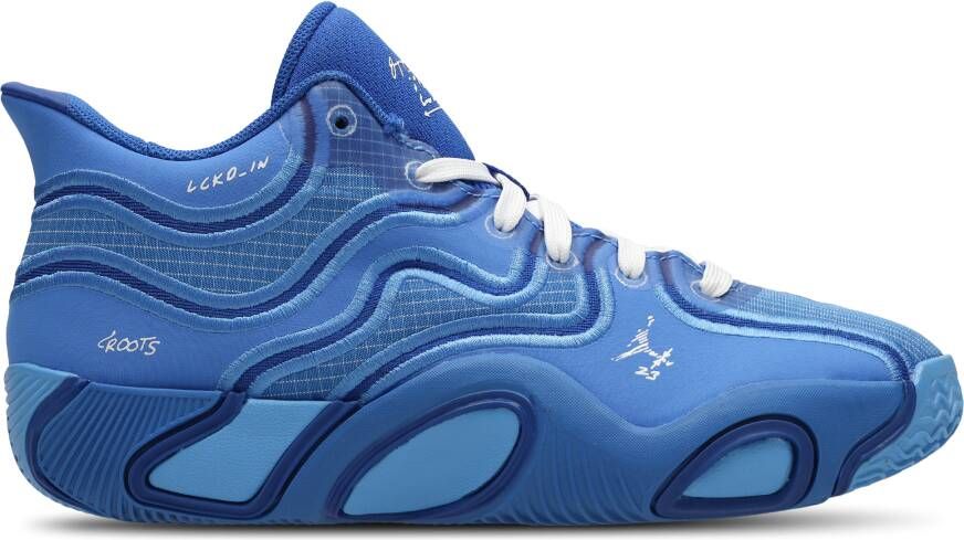 Jordan Tatum Unisex Schoenen Blauw Maat: 36.5 Leer Foot Locker
