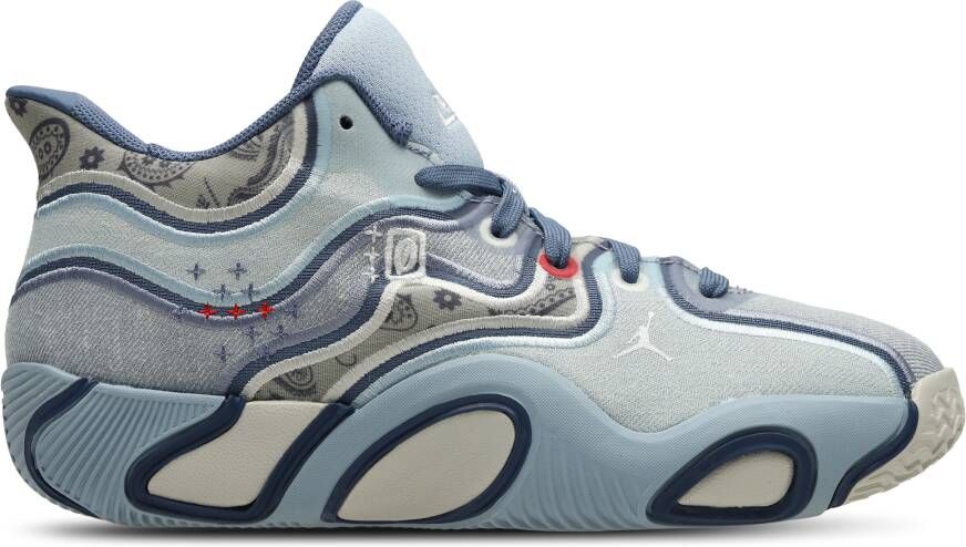 Jordan Tatum Unisex Schoenen Blauw Maat: 36 Leer Foot Locker