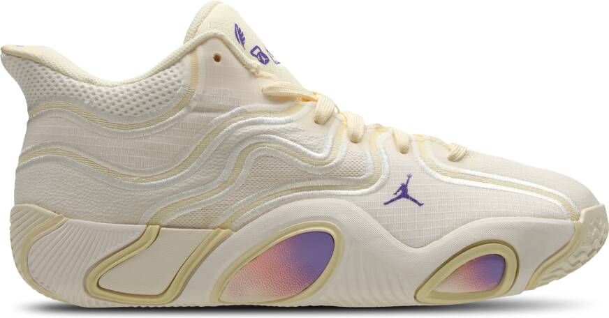 Jordan Tatum Unisex Schoenen Wit Maat: 36.5 Leer Foot Locker