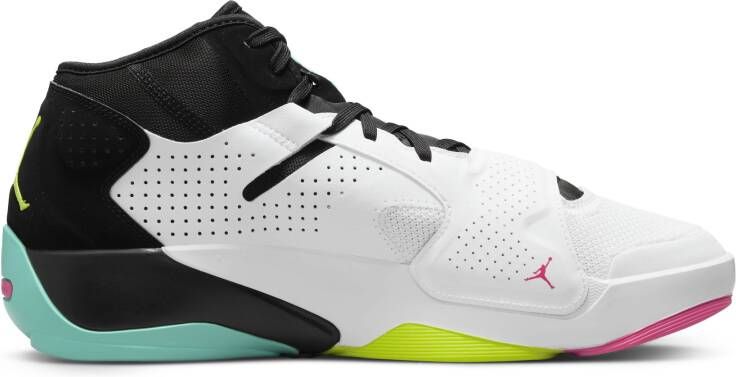 Jordan Zion 2 White Volt Black Dynamic Turq Schoenmaat 49 1 2 Basketball Performance Mid DO9161 107 - Foto 2