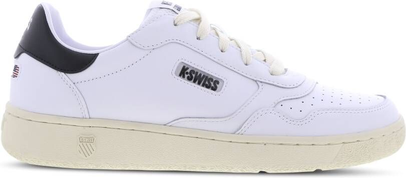 K-Swiss Heren Sneaker Slammcourt LTH Leder 07752-102-M Wit Zwart - Foto 2
