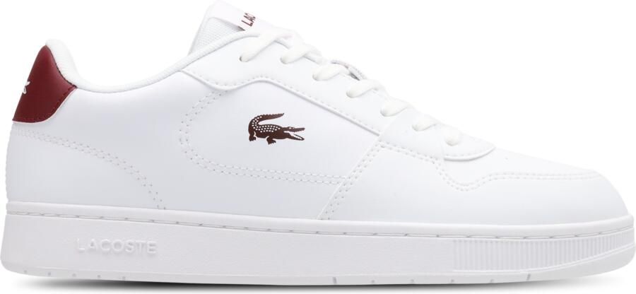 Lacoste Court Ace Kindersneakers Wit Leer