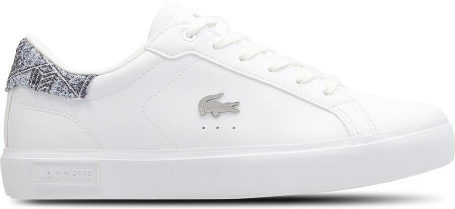 Lacoste Powercourt Kindersneakers Wit Leer