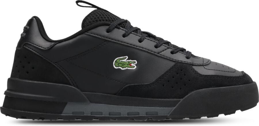 Lacoste Slam Break Kindersneakers Zwart Leer
