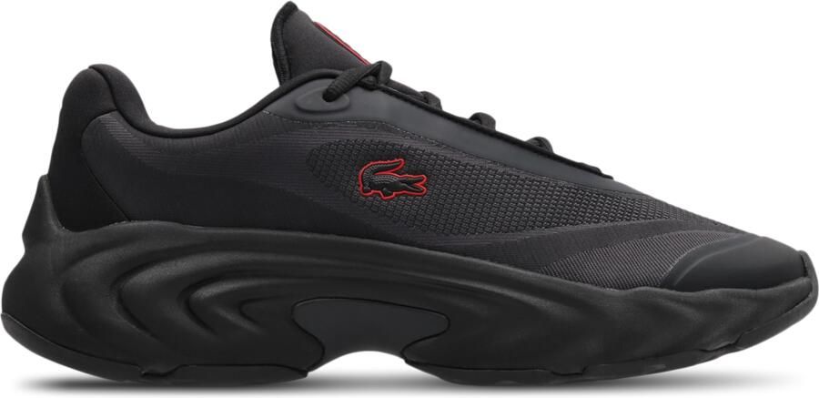 Lacoste Spinor Sneakers Heren Zwart Mesh Synthetisch