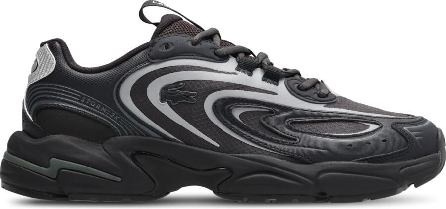 Lacoste Storm 2k Tech Sneakers Heren Zwart Mesh Synthetisch