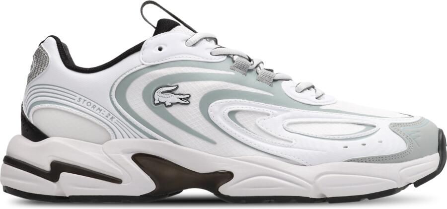 Lacoste Tech Sneakers Heren Wit Mesh Synthetisch - Foto 2