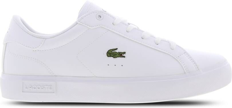 Lacoste Powercourt 0721 1 Suj (gs) Basketball Schoenen white white maat: 36 beschikbare maaten:35 36 37 38 39