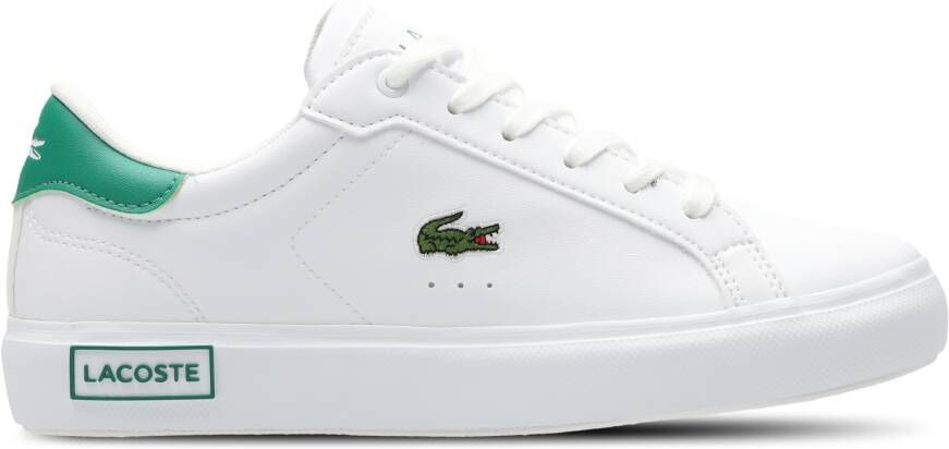 Lacoste Powercourt Kindersneakers Wit Plastic