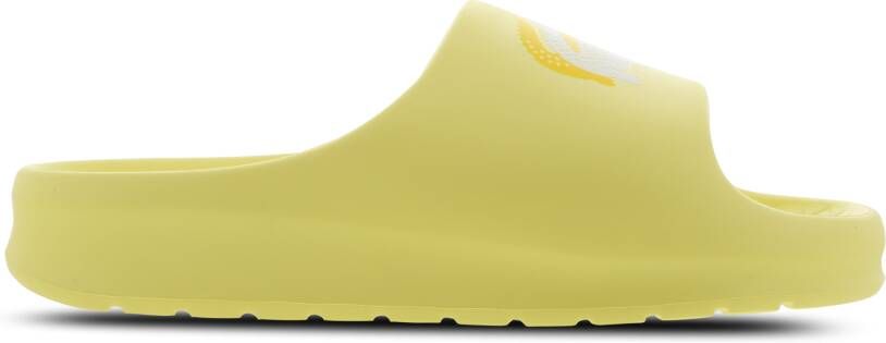 Lacoste Gele Crocodile Slide Sandalen 2.0 Yellow Heren