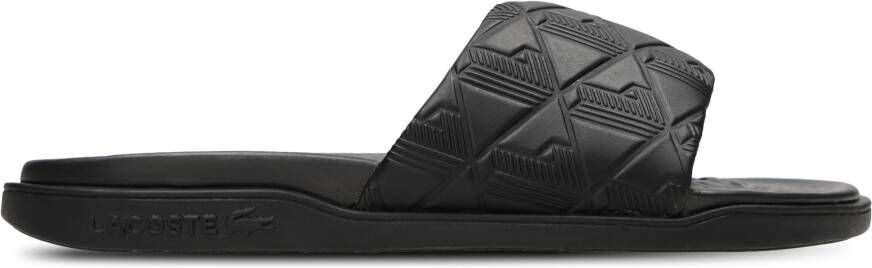 Lacoste Serve Slide Dual Slippers en Sandalen Zwart Maat: 39.5 Plastic Foot Locker