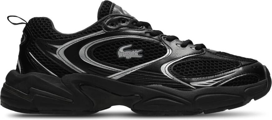 Lacoste Storm 2k Heren Schoenen Zwart Maat: 40.5 Textil Leer Synthetisch Foot Locker
