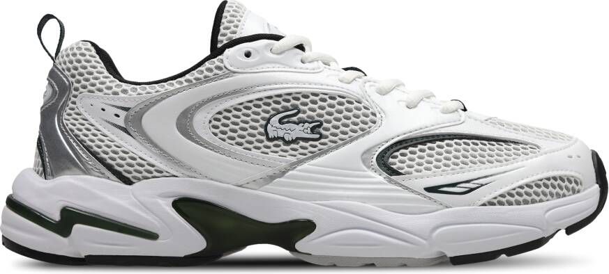 Lacoste Storm 2k Heren Schoenen Wit Maat: 40 Mesh Synthetisch Foot Locker