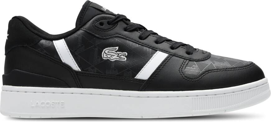 Lacoste T-clip Heren Schoenen Zwart Maat: 42.5 Leer Foot Locker