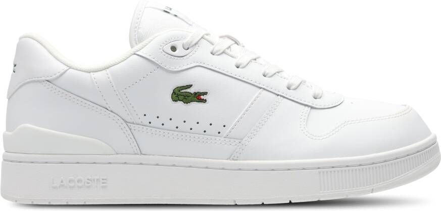 Lacoste T-clip Heren Schoenen Wit Maat: 40.5 Leer Foot Locker - Foto 14