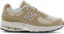 New Balance Beige Platte Vetersneakers Beige - Thumbnail 2