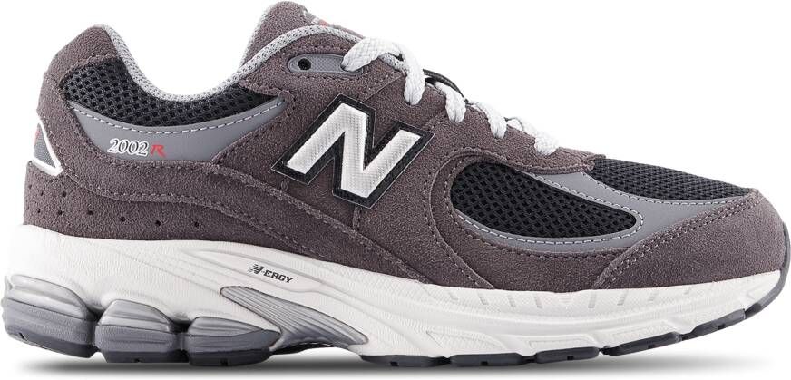 New Balance 2002R Kindersneakers Zwart Leer