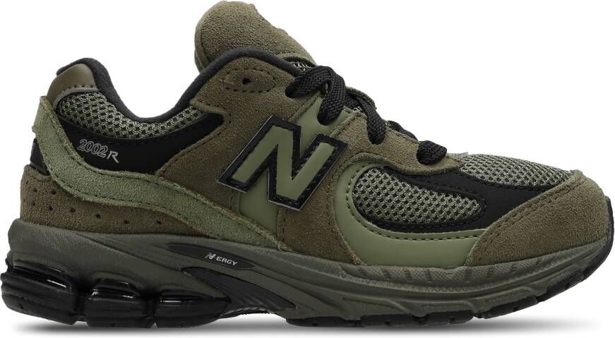 New Balance 2002R Unisex Schoenen Groen Maat: 32.5 Mesh Synthetisch Foot Locker