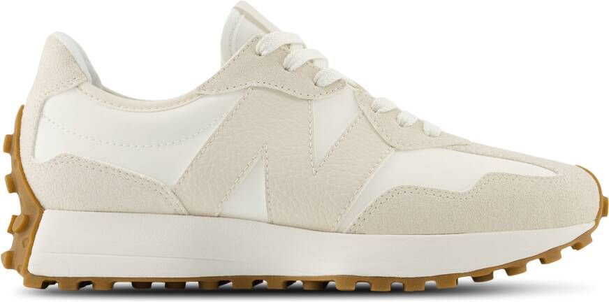 New Balance 327 Dames Schoenen Beige Maat: 36 Leer Synthetisch Foot Locker