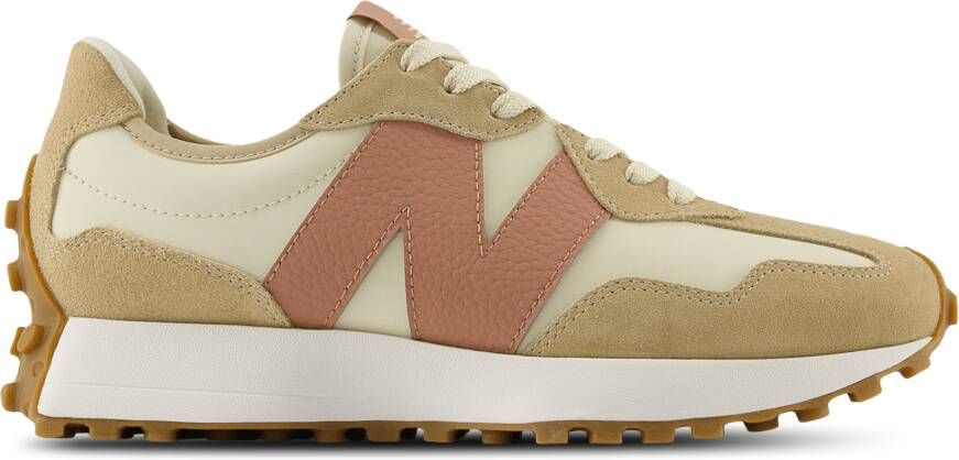 New Balance 327 Dames Schoenen Beige Maat: 36.5 Leer Synthetisch Foot Locker