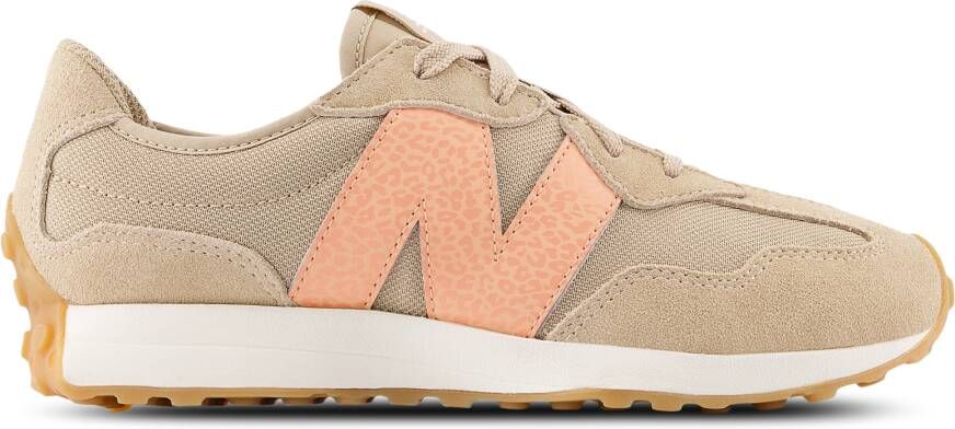 New Balance 327 Kindersneakers Oranje Leer