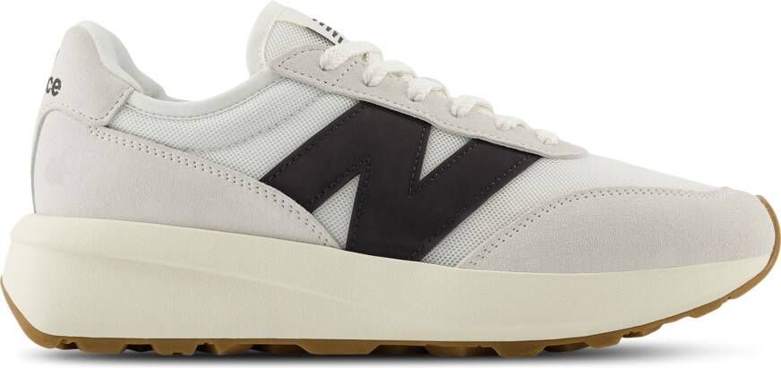 New Balance 370 Sneakers Dames Wit Leer