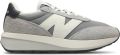 New Balance 370 Sneakers Grijs Mesh Synthetisch - Lichtgrijs