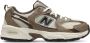New Balance Retro Dad Shoes Brown Tan Sneakers - Thumbnail 2