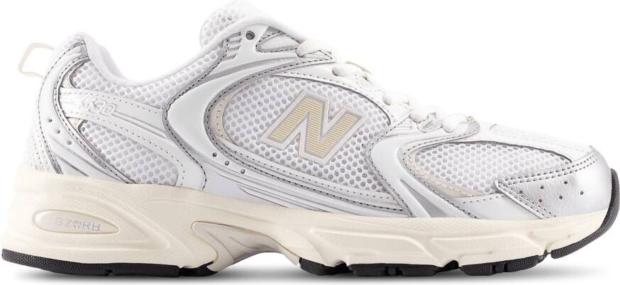 New Balance 530 Sneakers Dames Zilver Synthetisch Textil