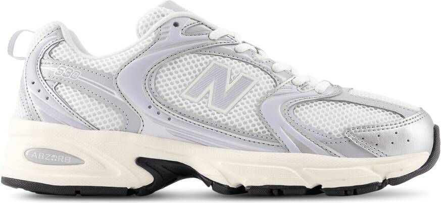 New Balance 530 Sneakers Heren Zilver Textil Synthetisch