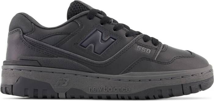 New Balance 550 Unisex Schoenen Zwart Maat: 38.5 Leer Foot Locker