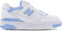 New Balance 550 Witte Universiteitsblauwe Sneakers White Dames - Thumbnail 2